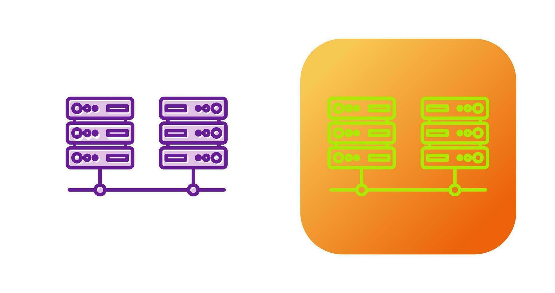 Server-Vektorsymbol vektor