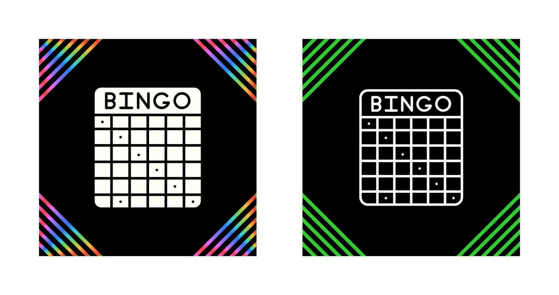 bingo vektor ikon