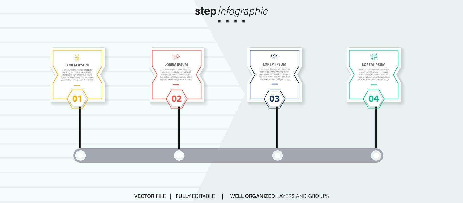 einstellen von Infografiken Elemente Daten Visualisierung Vorlage Design Vektor editierbar