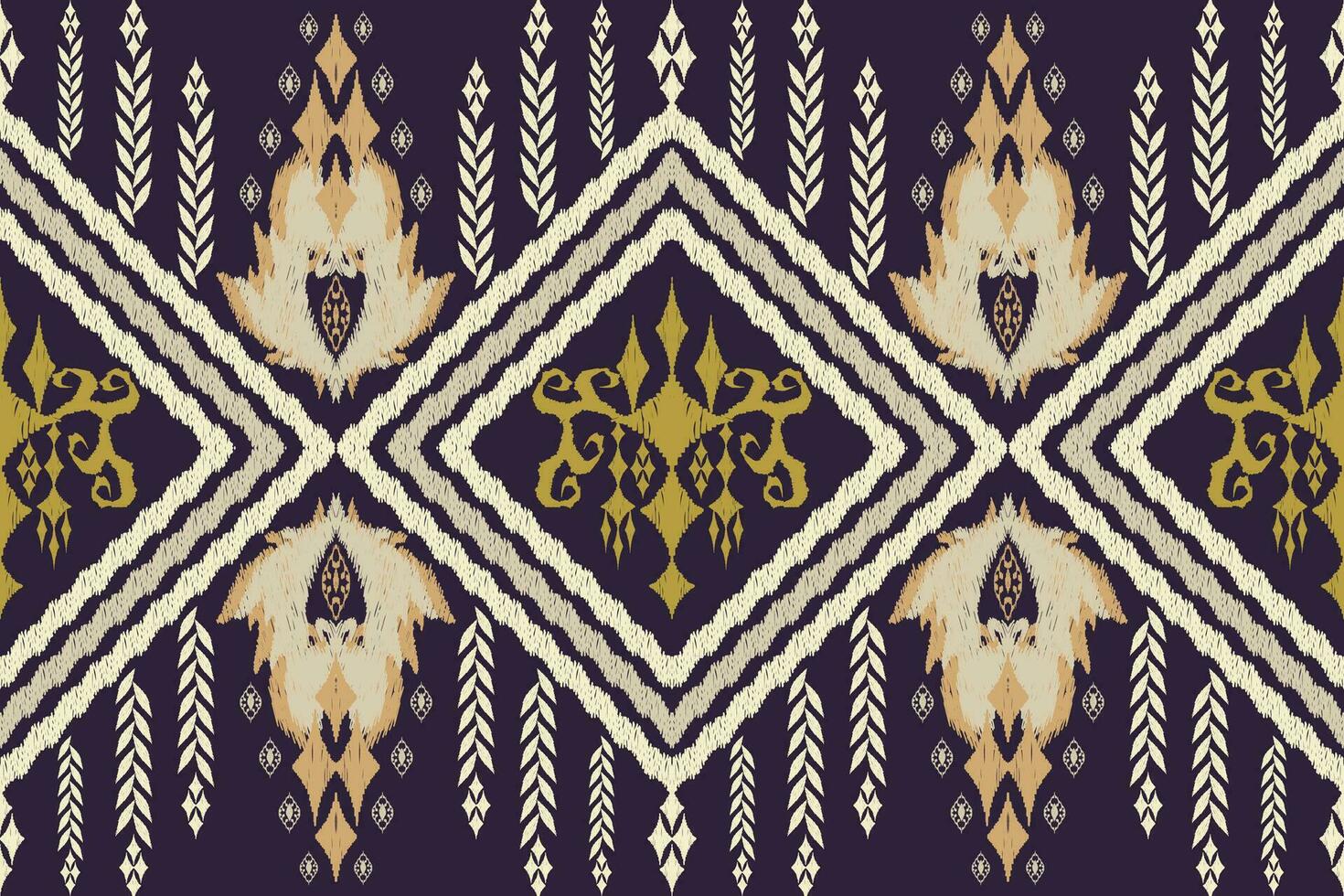 geometrisk etnisk aztec broderi stil.figur ikat orientalisk traditionell konst mönster.design för etnisk bakgrund, tapeter, mode, kläder, omslag, tyg, element, sarong, grafik, vektor illustration.