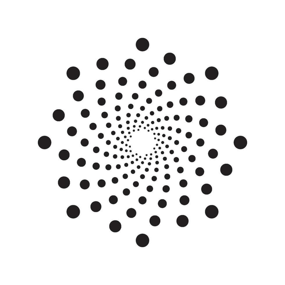 Spiral- Symbol Vektor