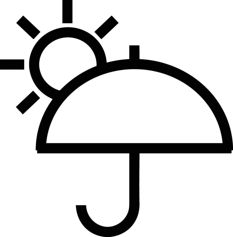 Regenschirm Schutz Symbol Symbol Vektor Bild. Illustration von das Sicherheit schützen Regenschirm Sicherheit Design Bild