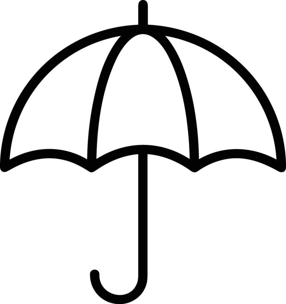 Regenschirm Schutz Symbol Symbol Vektor Bild. Illustration von das Sicherheit schützen Regenschirm Sicherheit Design Bild