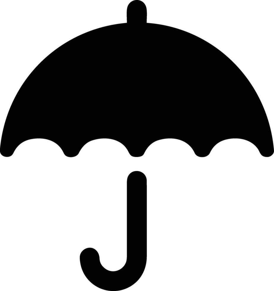 Regenschirm Schutz Symbol Symbol Vektor Bild. Illustration von das Sicherheit schützen Regenschirm Sicherheit Design Bild