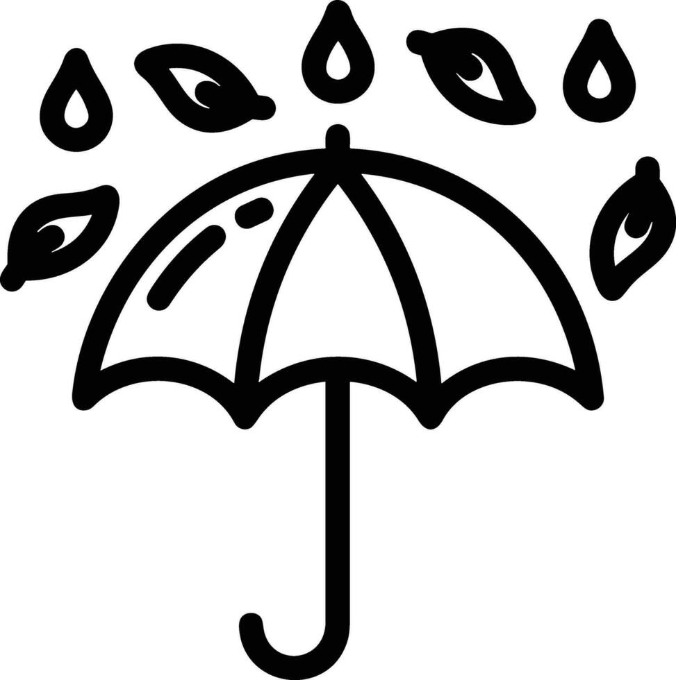 Regenschirm Schutz Symbol Symbol Vektor Bild. Illustration von das Sicherheit schützen Regenschirm Sicherheit Design Bild