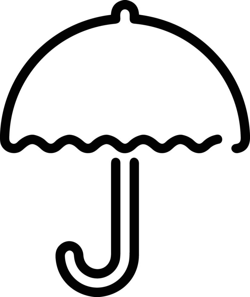 Regenschirm Schutz Symbol Symbol Vektor Bild. Illustration von das Sicherheit schützen Regenschirm Sicherheit Design Bild