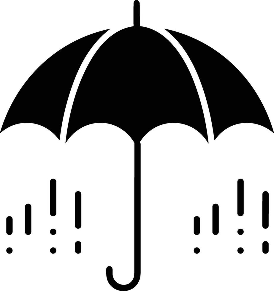 Regenschirm Schutz Symbol Symbol Vektor Bild. Illustration von das Sicherheit schützen Regenschirm Sicherheit Design Bild