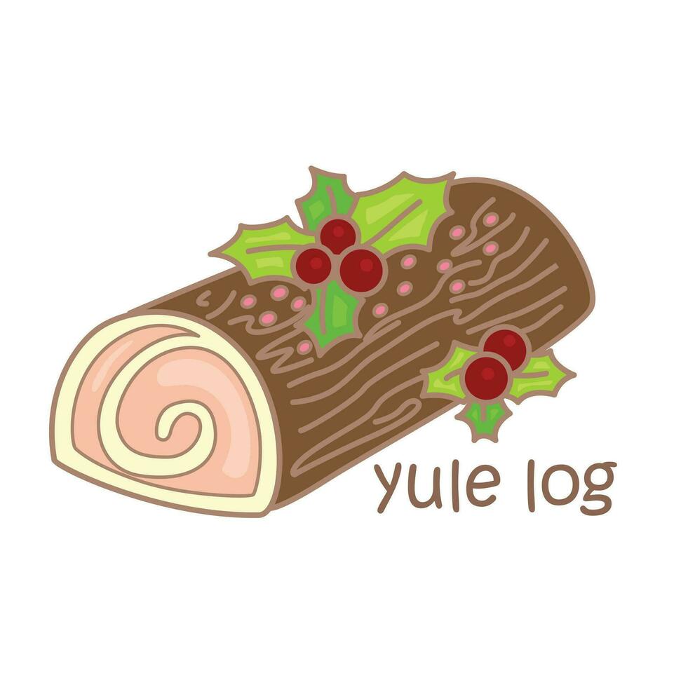 alfabet y för yule logga ordförråd skola lektion tecknad serie illustration vektor ClipArt klistermärke