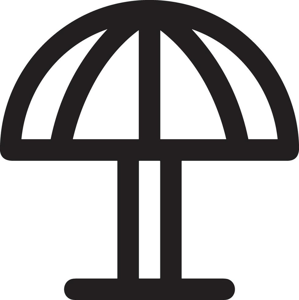 Regenschirm Schutz Symbol Symbol Vektor Bild. Illustration von das Sicherheit schützen Regenschirm Sicherheit Design Bild