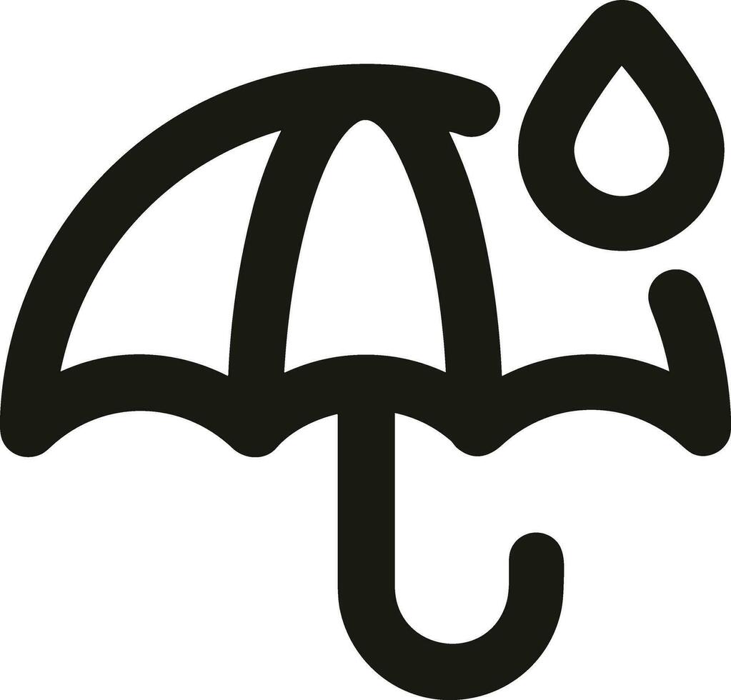 Regenschirm Schutz Symbol Symbol Vektor Bild. Illustration von das Sicherheit schützen Regenschirm Sicherheit Design Bild