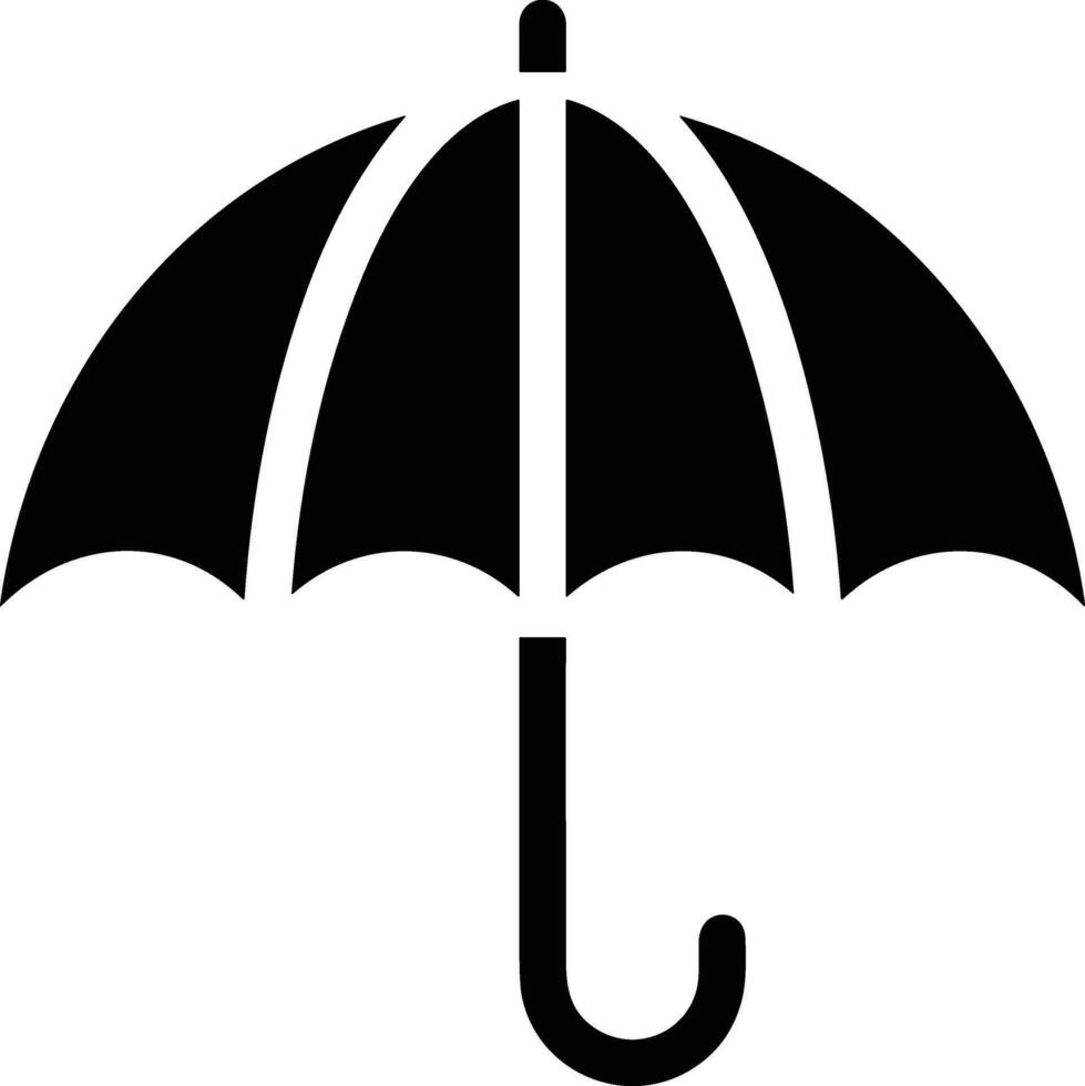 Regenschirm Schutz Symbol Symbol Vektor Bild. Illustration von das Sicherheit schützen Regenschirm Sicherheit Design Bild