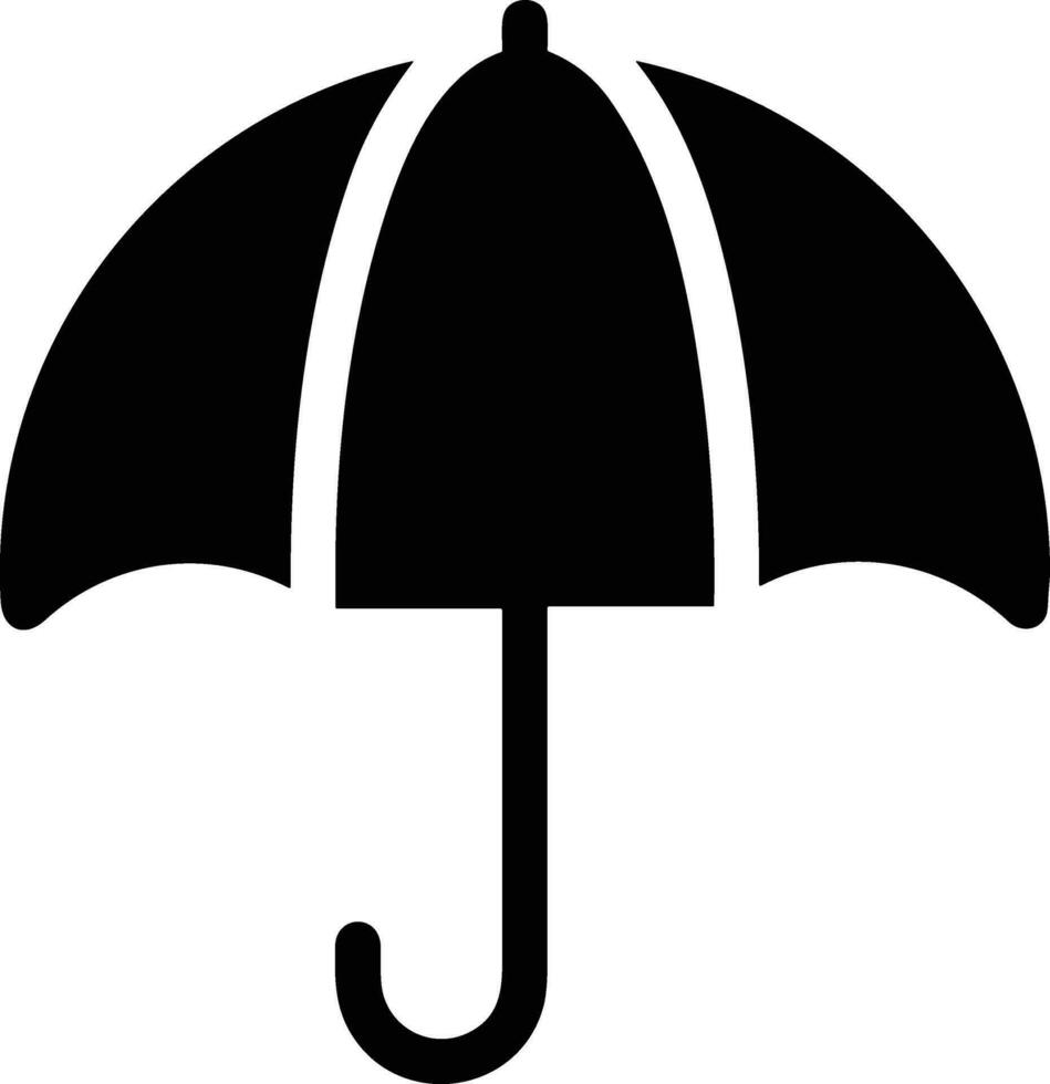 Regenschirm Schutz Symbol Symbol Vektor Bild. Illustration von das Sicherheit schützen Regenschirm Sicherheit Design Bild