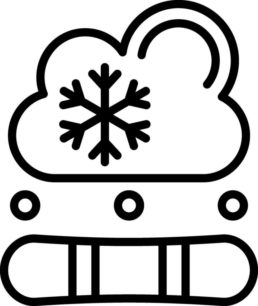 Snowboard-Vektor-Icon-Design vektor