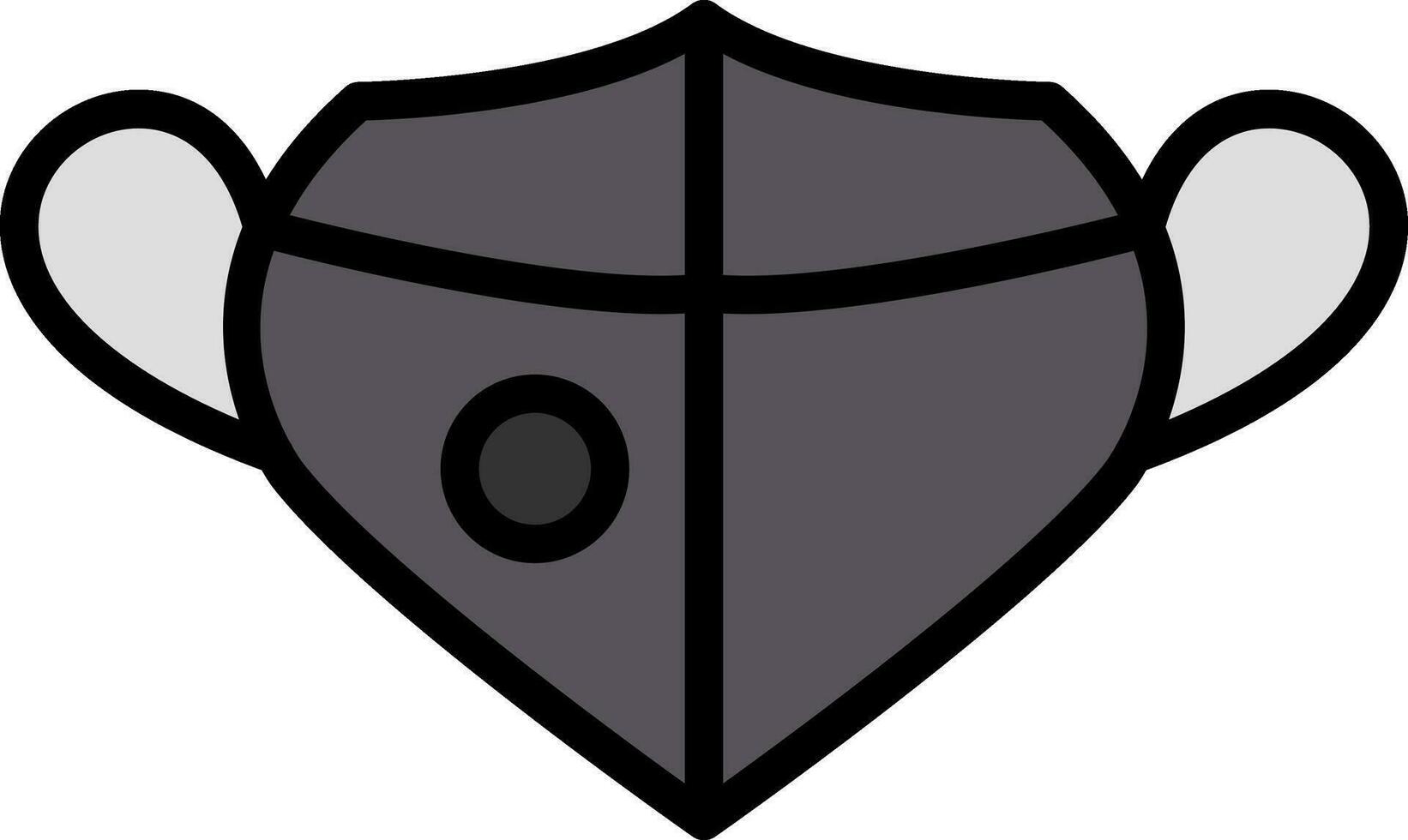 chirurgisch Maske Vektor Symbol Design