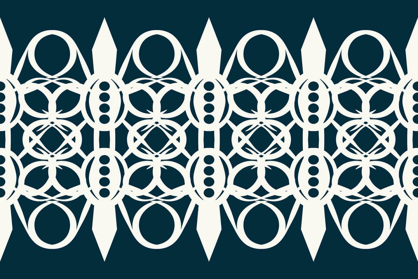 ethnisch Ikat Stoff Muster geometrisch Stil.afrikanisch Ikat Stickerei ethnisch orientalisch Muster Blau Hintergrund. abstrakt, Vektor, Illustration. Textur, Kleidung, Rahmen, Dekoration, Teppich, Motiv. vektor