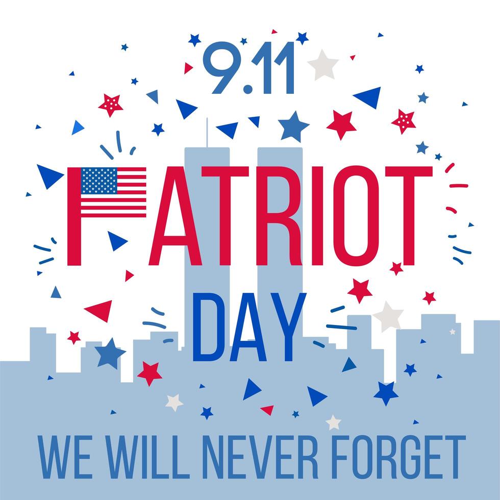 Patriot Day Banner vektor