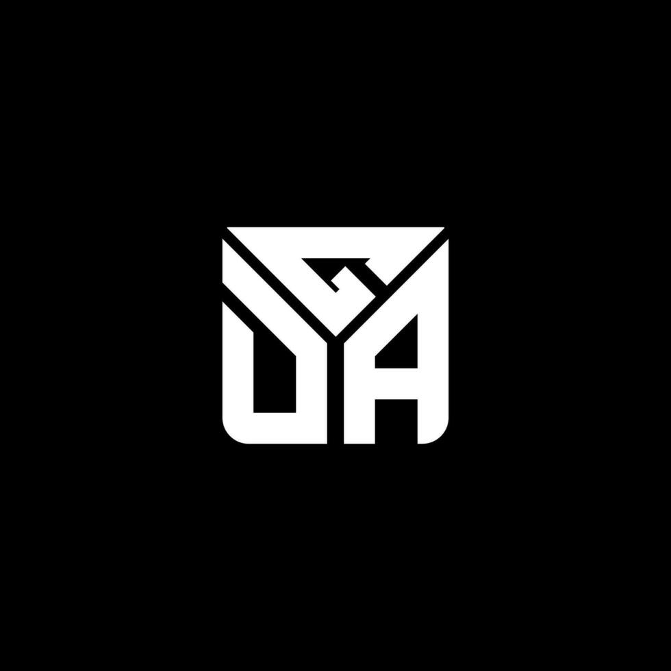 gda Brief Logo Vektor Design, gda einfach und modern Logo. gda luxuriös Alphabet Design