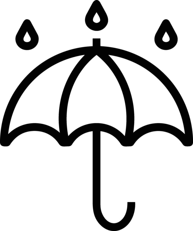 Regenschirm Schutz Symbol Symbol Vektor Bild. Illustration von das Sicherheit schützen Regenschirm Sicherheit Design Bild