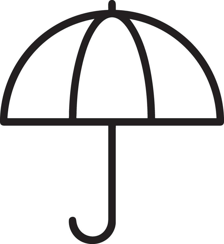 Regenschirm Schutz Symbol Symbol Vektor Bild. Illustration von das Sicherheit schützen Regenschirm Sicherheit Design Bild