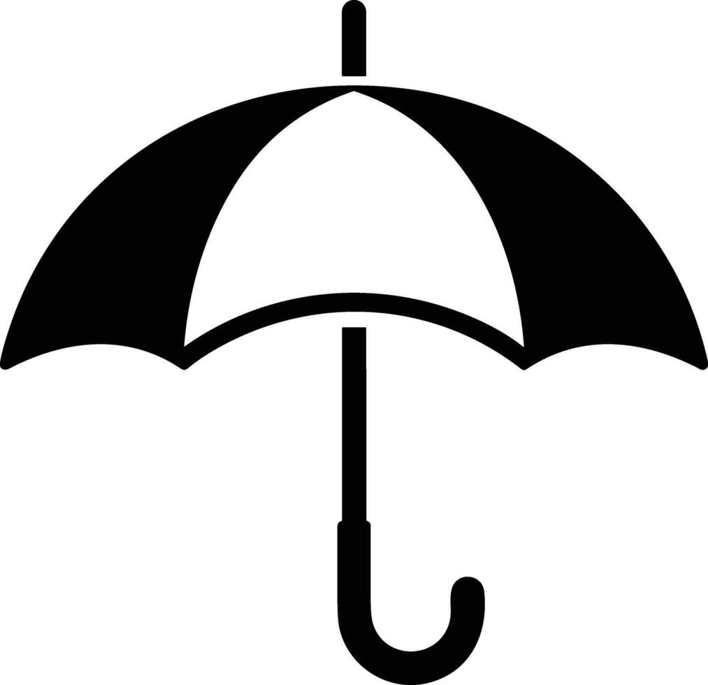 Regenschirm Schutz Symbol Symbol Vektor Bild. Illustration von das Sicherheit schützen Regenschirm Sicherheit Design Bild