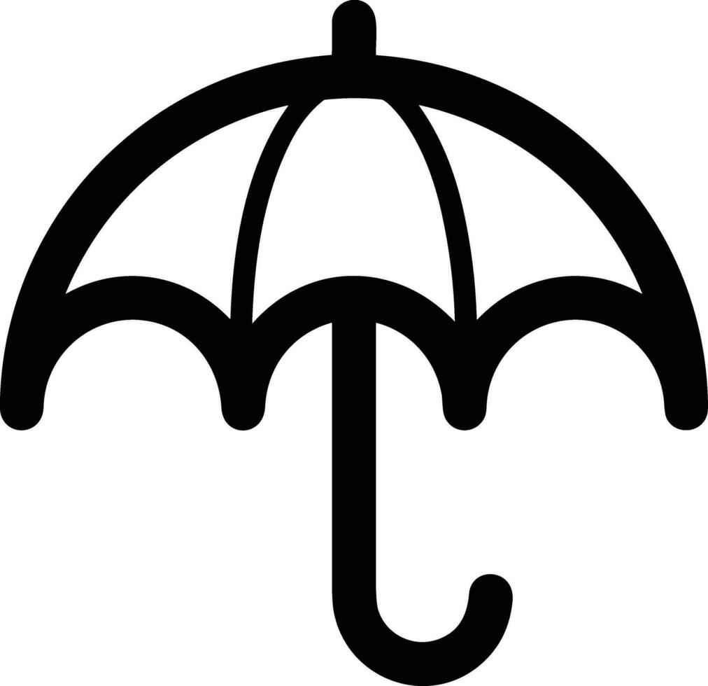 Regenschirm Schutz Symbol Symbol Vektor Bild. Illustration von das Sicherheit schützen Regenschirm Sicherheit Design Bild