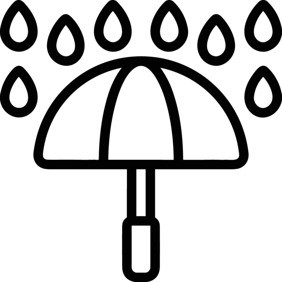 Regenschirm Schutz Symbol Symbol Vektor Bild. Illustration von das Sicherheit schützen Regenschirm Sicherheit Design Bild