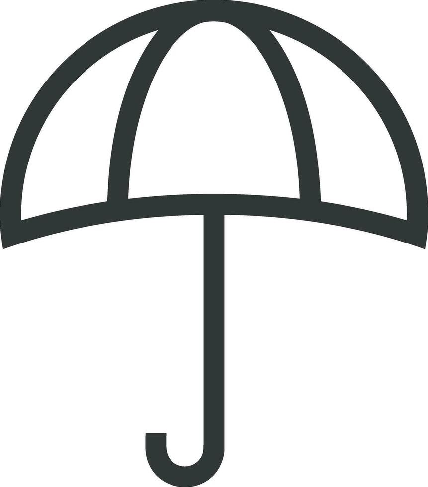 Regenschirm Schutz Symbol Symbol Vektor Bild. Illustration von das Sicherheit schützen Regenschirm Sicherheit Design Bild