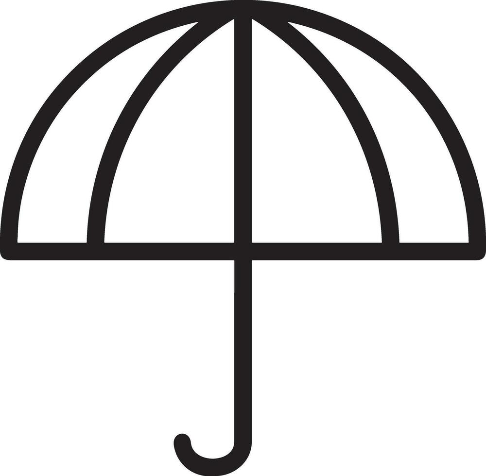 Regenschirm Schutz Symbol Symbol Vektor Bild. Illustration von das Sicherheit schützen Regenschirm Sicherheit Design Bild