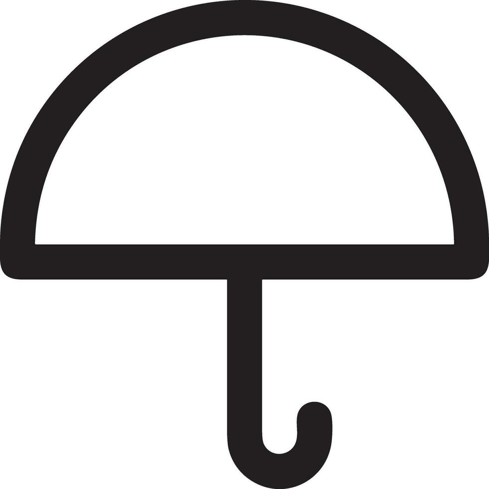 Regenschirm Schutz Symbol Symbol Vektor Bild. Illustration von das Sicherheit schützen Regenschirm Sicherheit Design Bild