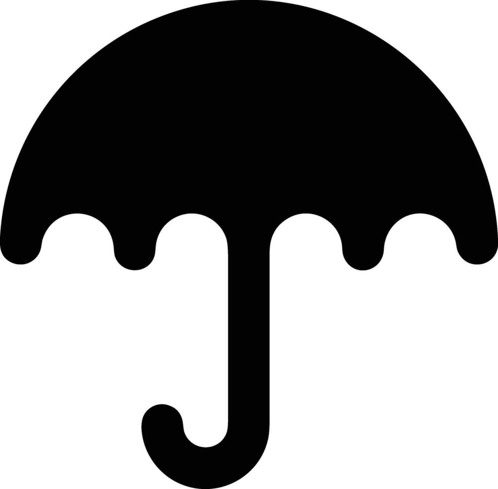 Regenschirm Schutz Symbol Symbol Vektor Bild. Illustration von das Sicherheit schützen Regenschirm Sicherheit Design Bild