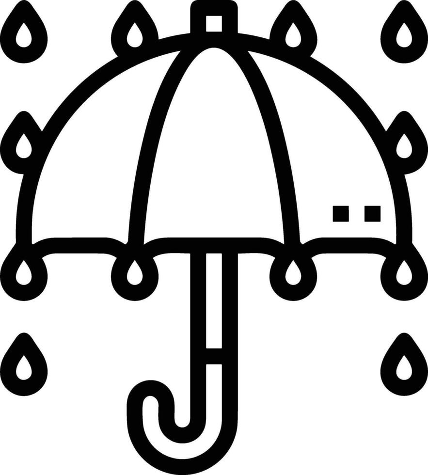 Regenschirm Schutz Symbol Symbol Vektor Bild. Illustration von das Sicherheit schützen Regenschirm Sicherheit Design Bild