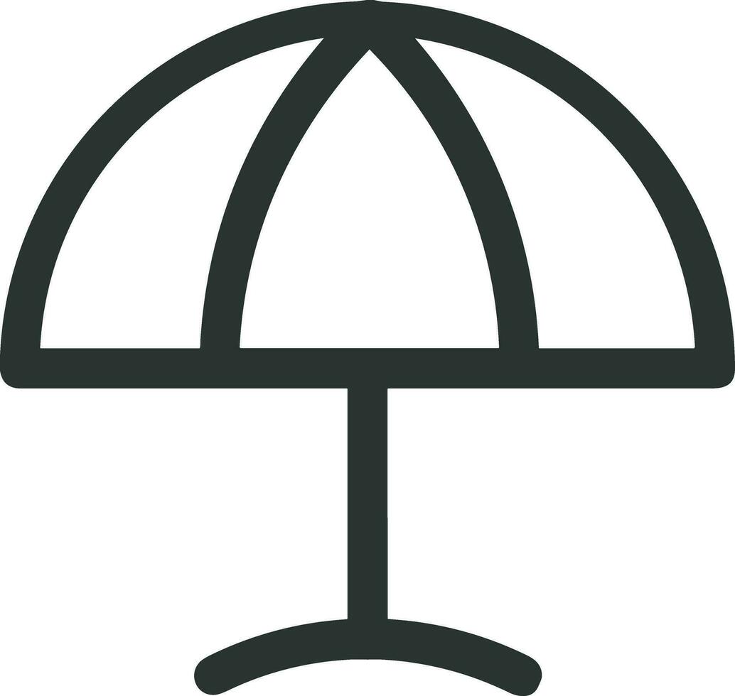 Regenschirm Schutz Symbol Symbol Vektor Bild. Illustration von das Sicherheit schützen Regenschirm Sicherheit Design Bild