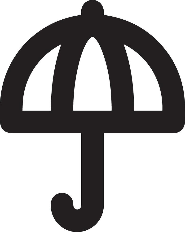 Regenschirm Schutz Symbol Symbol Vektor Bild. Illustration von das Sicherheit schützen Regenschirm Sicherheit Design Bild