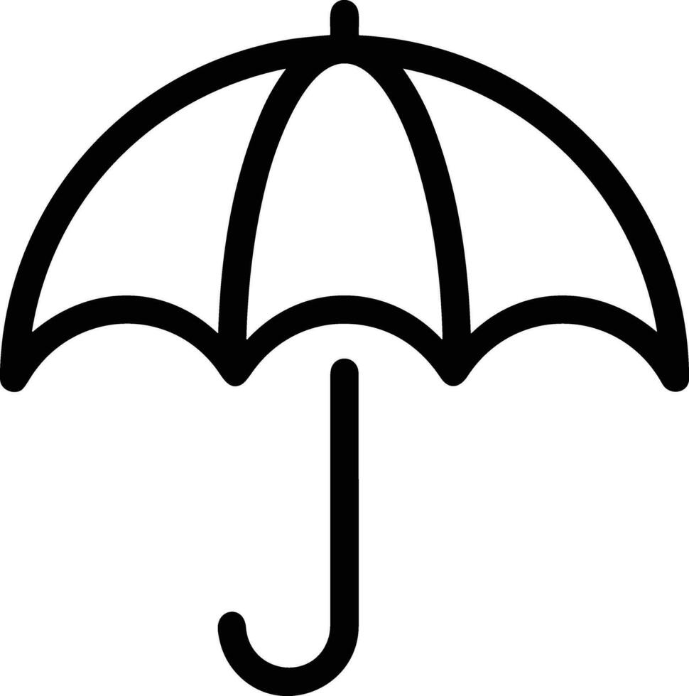 Regenschirm Schutz Symbol Symbol Vektor Bild. Illustration von das Sicherheit schützen Regenschirm Sicherheit Design Bild