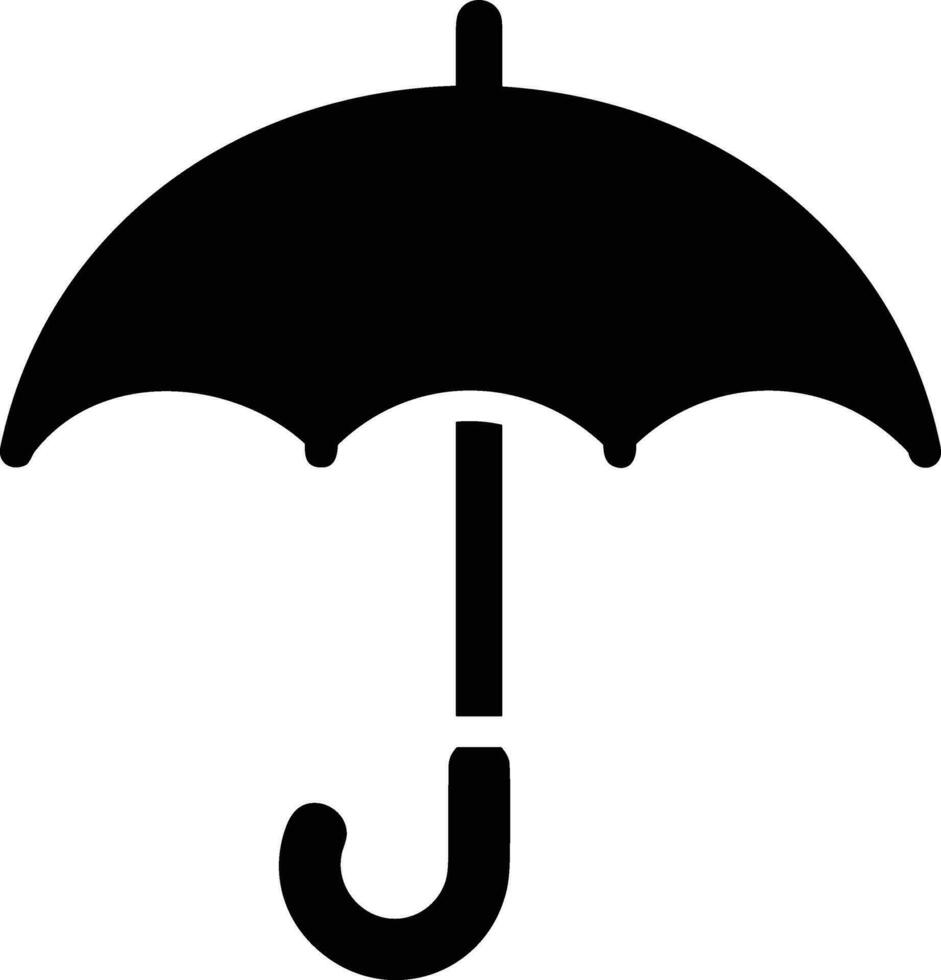 Regenschirm Schutz Symbol Symbol Vektor Bild. Illustration von das Sicherheit schützen Regenschirm Sicherheit Design Bild