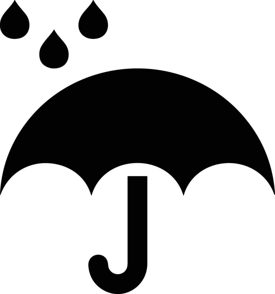 Regenschirm Schutz Symbol Symbol Vektor Bild. Illustration von das Sicherheit schützen Regenschirm Sicherheit Design Bild