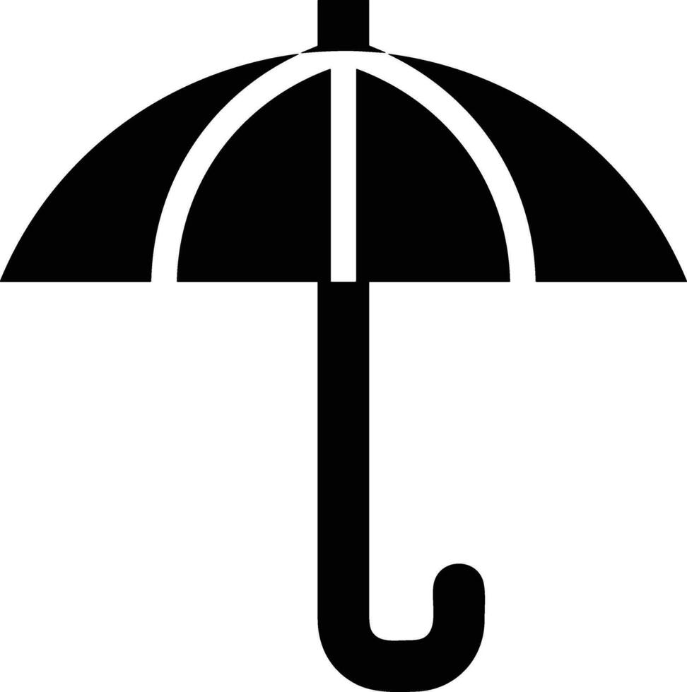 Regenschirm Schutz Symbol Symbol Vektor Bild. Illustration von das Sicherheit schützen Regenschirm Sicherheit Design Bild