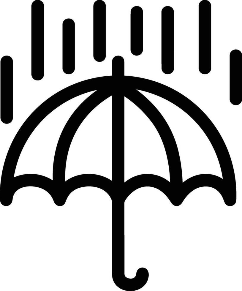 Regenschirm Schutz Symbol Symbol Vektor Bild. Illustration von das Sicherheit schützen Regenschirm Sicherheit Design Bild