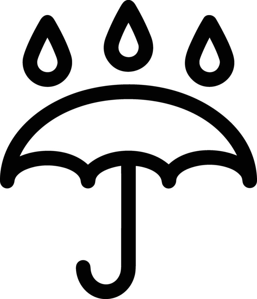 Regenschirm Schutz Symbol Symbol Vektor Bild. Illustration von das Sicherheit schützen Regenschirm Sicherheit Design Bild