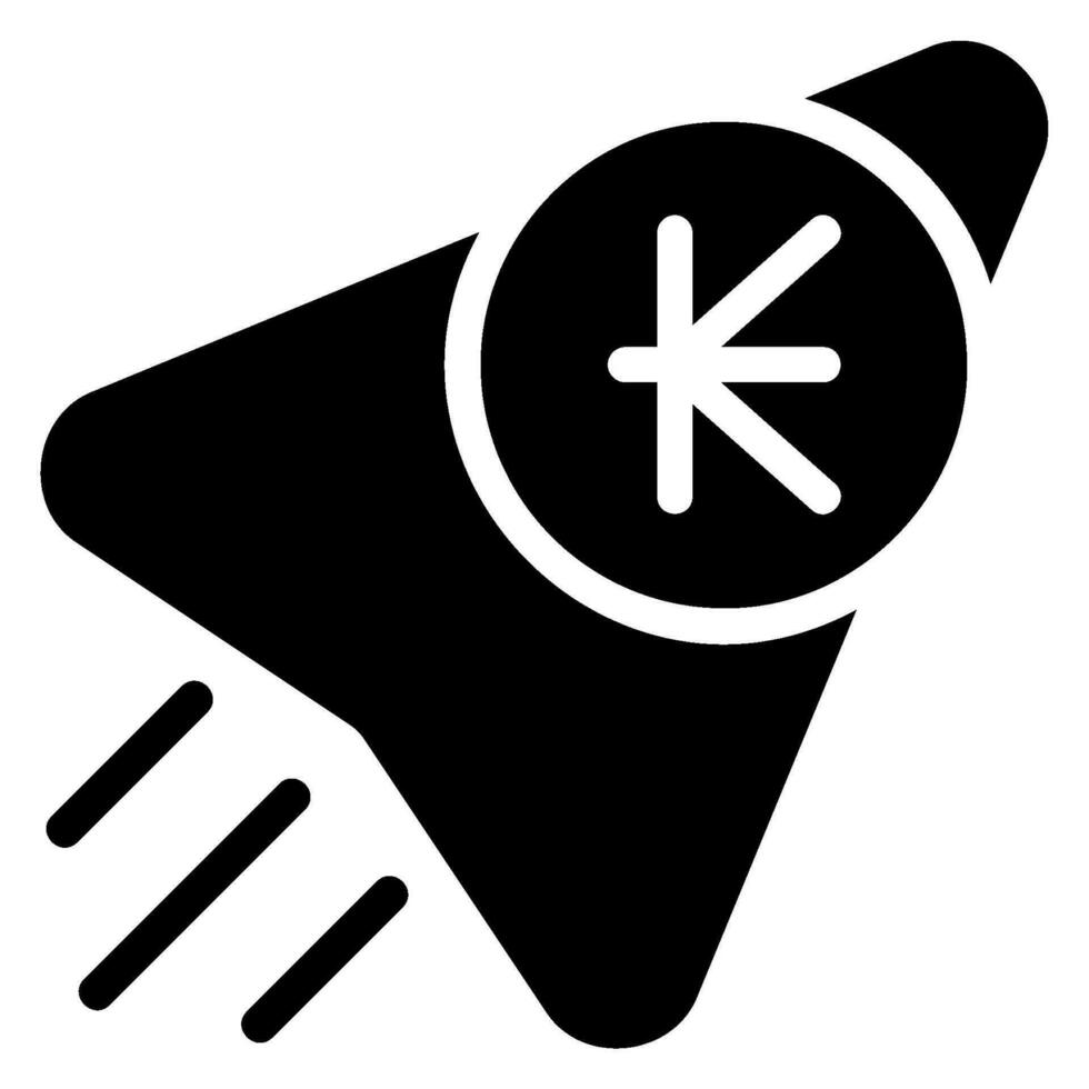 Kip-Glyphe-Symbol vektor