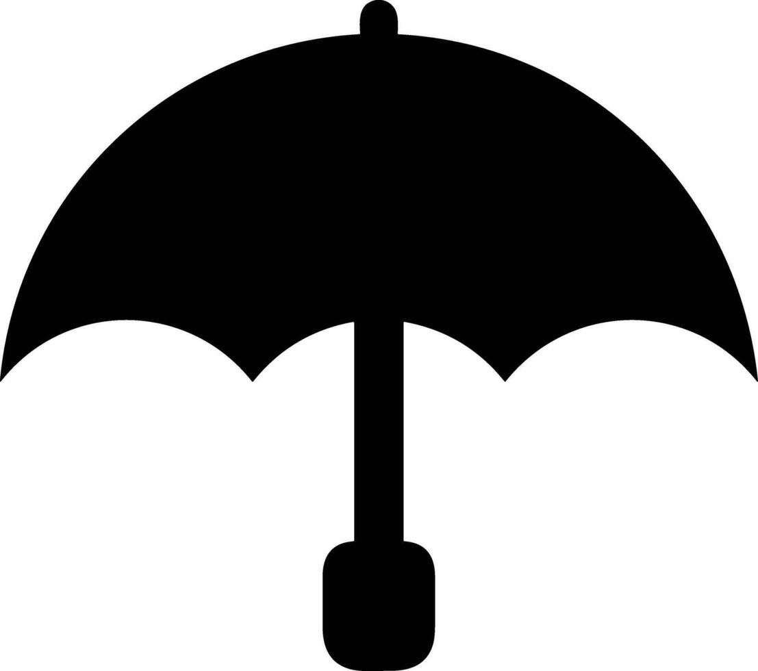 Regenschirm Schutz Symbol Symbol Vektor Bild. Illustration von das Sicherheit schützen Regenschirm Sicherheit Design Bild