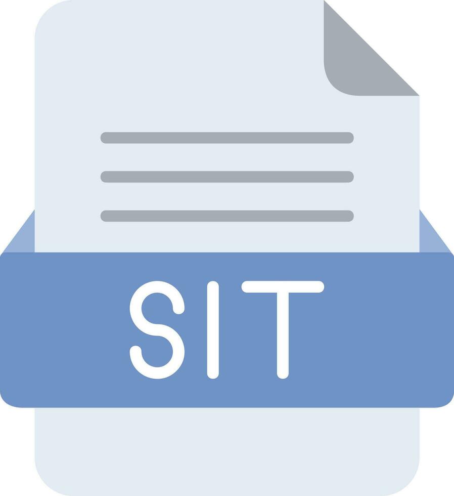 sitzen Datei Format Linie Symbol vektor