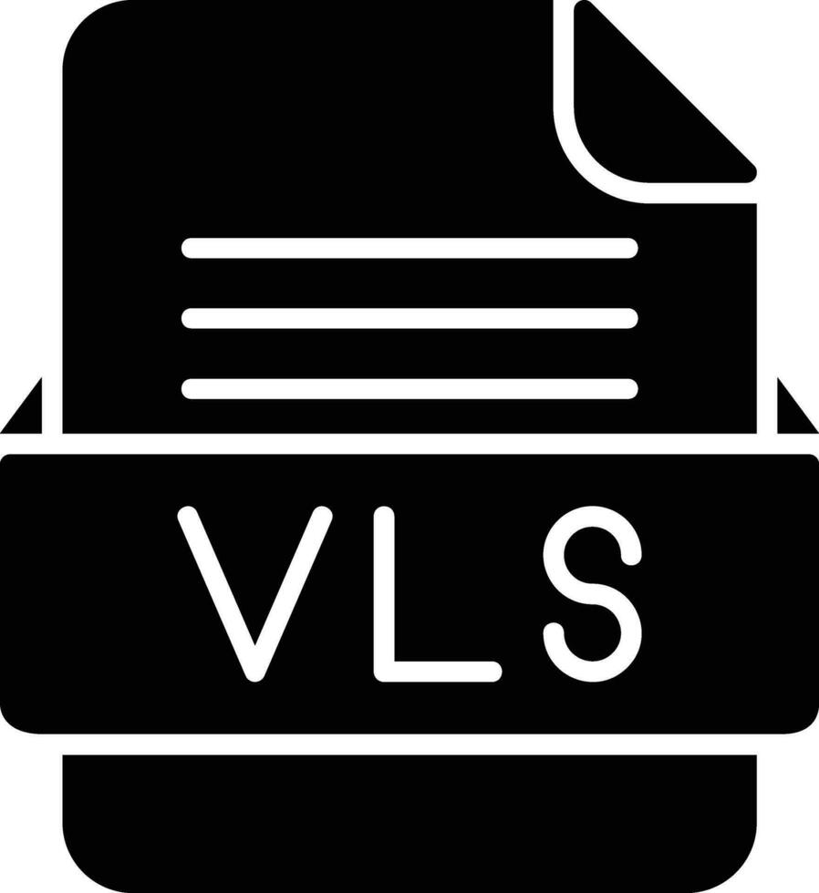 vls Datei Format Linie Symbol vektor