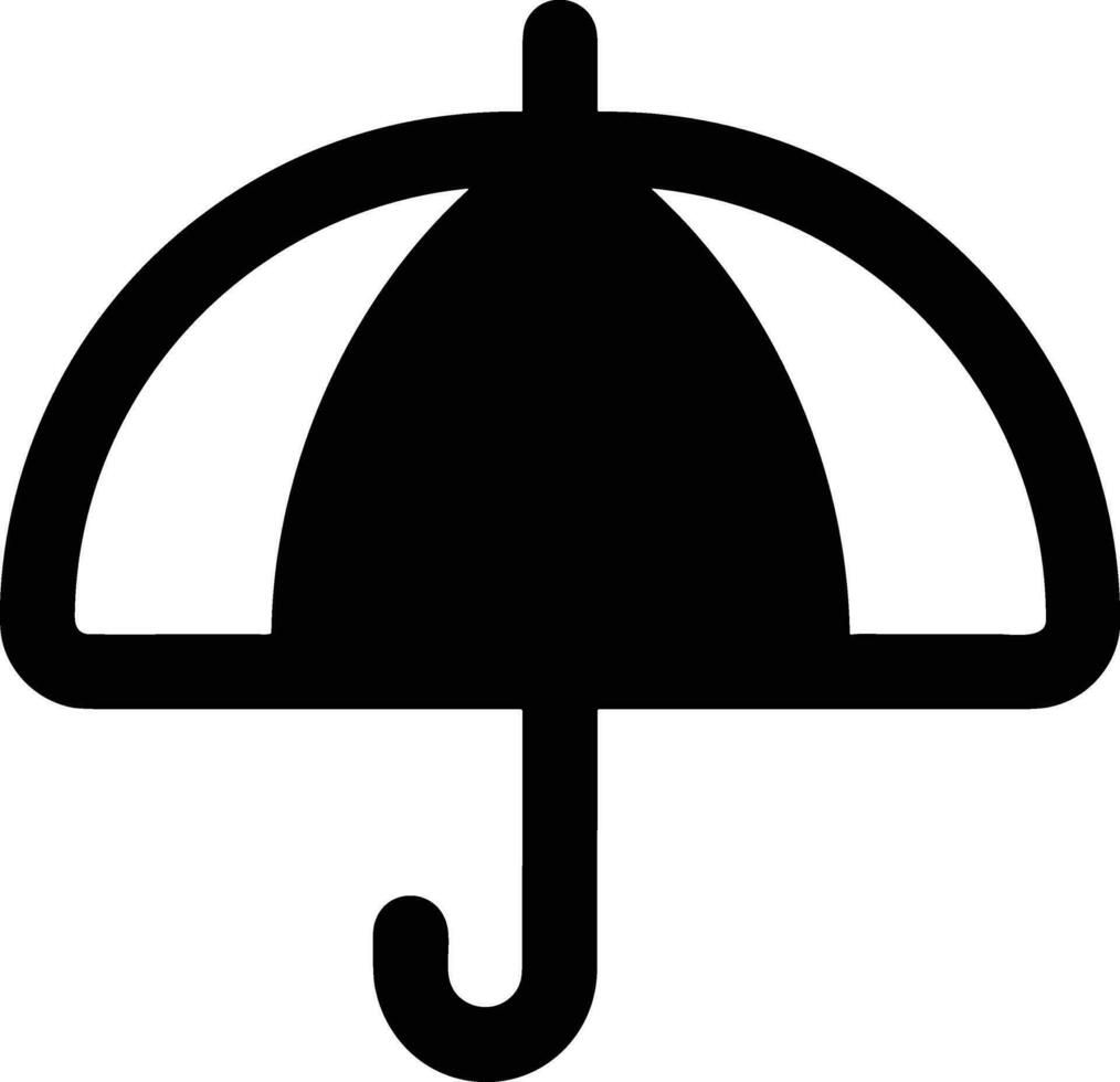 Regenschirm Schutz Symbol Symbol Vektor Bild. Illustration von das Sicherheit schützen Regenschirm Sicherheit Design Bild