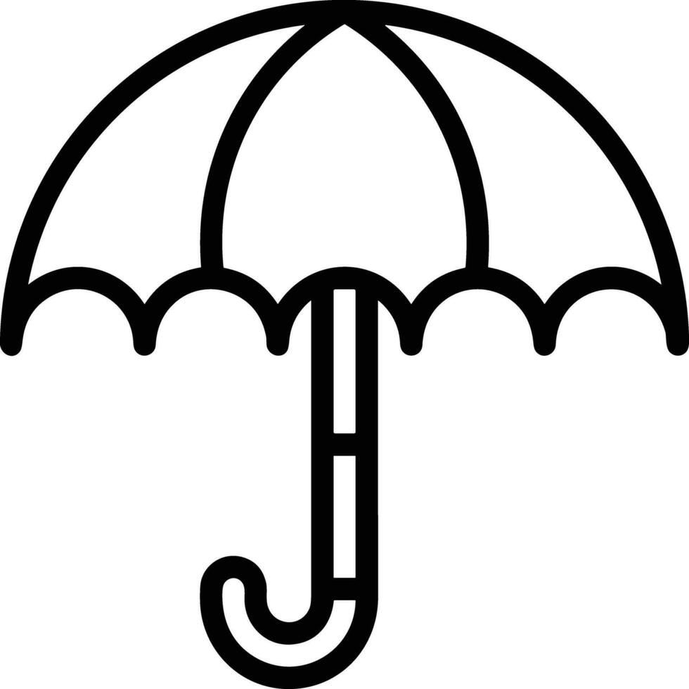 Regenschirm Schutz Symbol Symbol Vektor Bild. Illustration von das Sicherheit schützen Regenschirm Sicherheit Design Bild