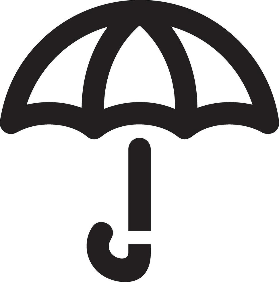 Regenschirm Schutz Symbol Symbol Vektor Bild. Illustration von das Sicherheit schützen Regenschirm Sicherheit Design Bild