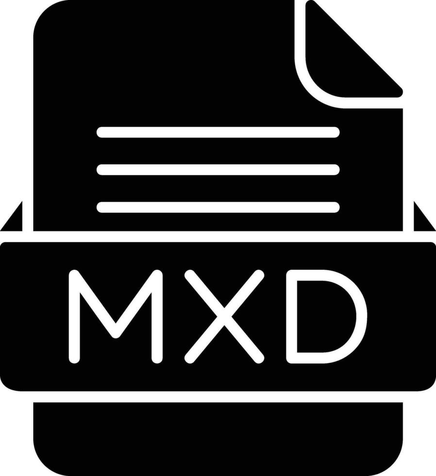 mxd Datei Format Linie Symbol vektor