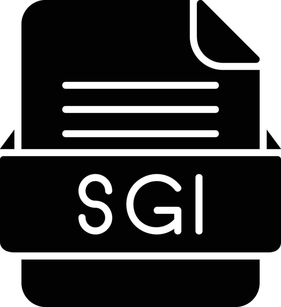 sgi Datei Format Linie Symbol vektor