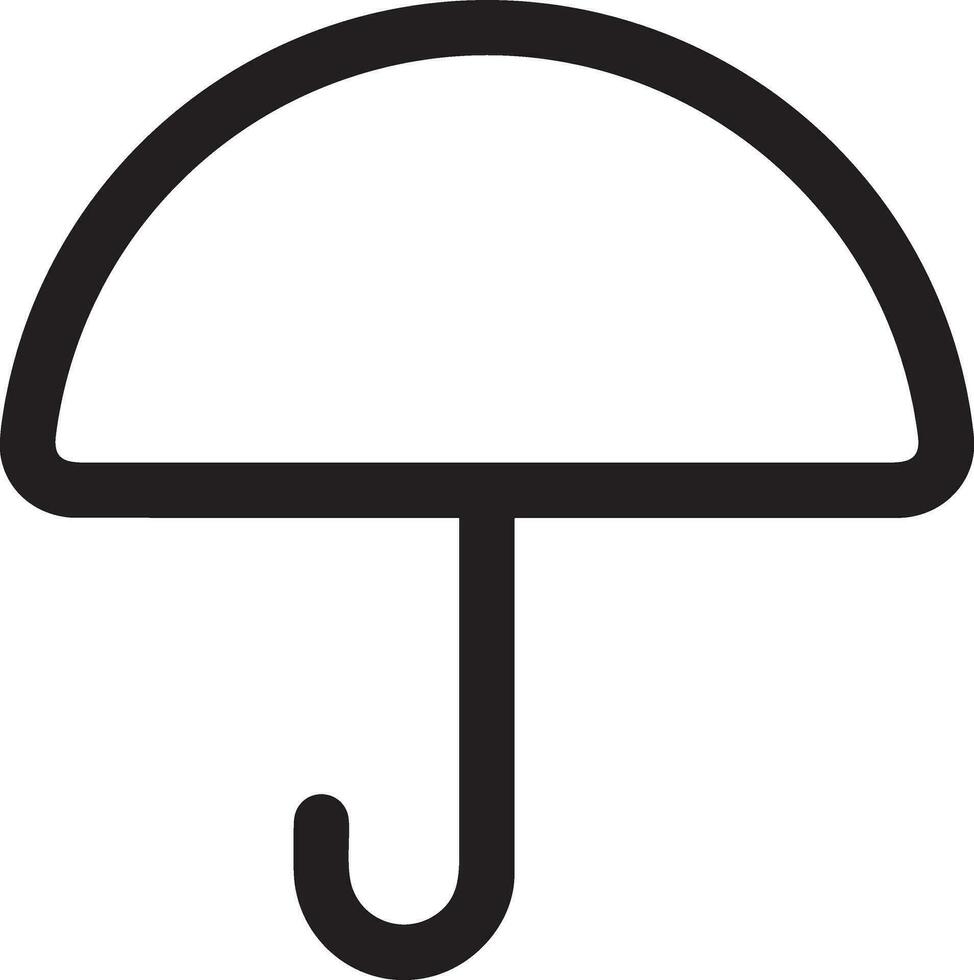 Regenschirm Schutz Symbol Symbol Vektor Bild. Illustration von das Sicherheit schützen Regenschirm Sicherheit Design Bild