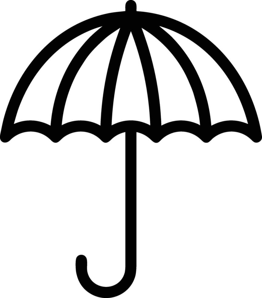 Regenschirm Schutz Symbol Symbol Vektor Bild. Illustration von das Sicherheit schützen Regenschirm Sicherheit Design Bild